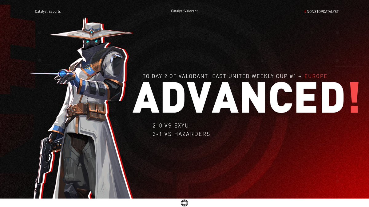 See you tomorrow <a href="/Valorant_PLE/">VALORANT EAST: UNITED</a> 😉

#NonStopCatalyst