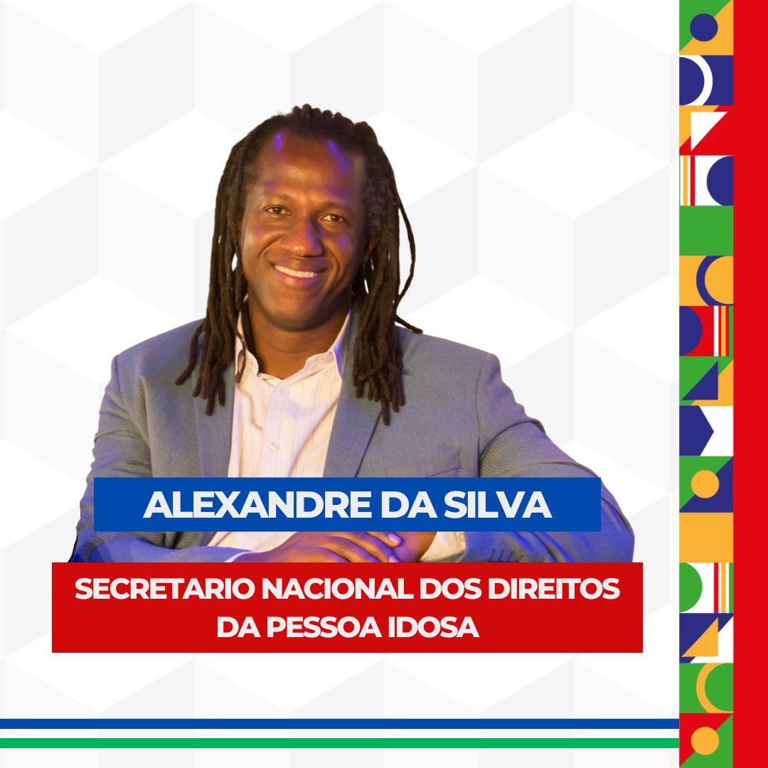 silviolual's tweet photo. Alexandre da Silva será o novo Secretario Nacional dos Direitos da Pessoa Idosa. Silva é doutor em Saúde Pública pela Faculdade de Saúde Pública da USP, especialista em Gerontologia pela UNIFESP e mestre em Reabilitação pela mesma instituição (segue 👇🏿) https://t.co/GyFod5SYh4