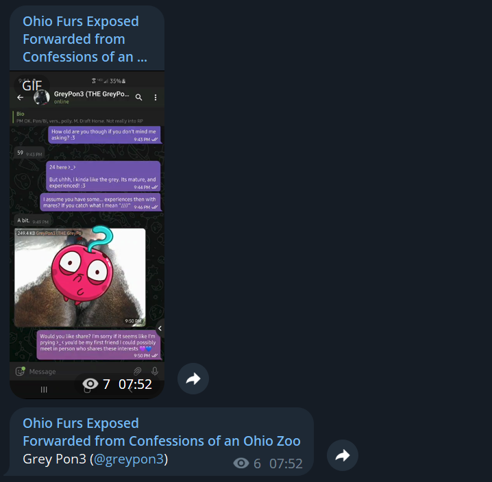 OhioFursExposed's tweet photo. Greypon3 is a danger to the furry community's image given what's happening with Hazard Pup, a military fur.

Greypon3 is an Ohio fur who is active in the community. He's retired military and has been advertised on Anthrohio's Twitter #OhioFur #Ohio_Fur #Anthrohio #OhioFursExposed https://t.co/liMsw0QZdn
