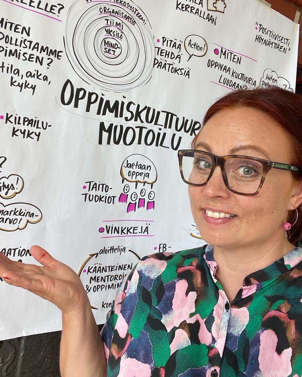 VilmaMutka's tweet photo. OPPIMISEN TÄRKEYS 2️⃣0️⃣2️⃣3️⃣- entistä enemmän strategian ja hyvän johtamisen ytimessä! 🌟
@mukamasworld työn tarkoitus on olla liiketoiminnan kehittämisen tukena - oppimismuotoilun avulla tuomme osaamistarpeet johtamisen ytimeen ja saamme strategian elämään ihmisten arjessa. 1/2 https://t.co/RbNGklNcuv