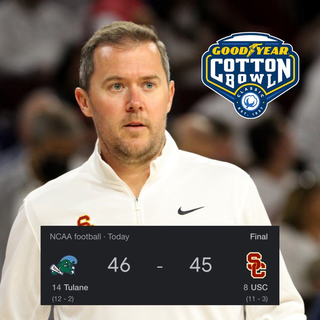 Lincoln Riley was born on third base and will NEVER get that last 90 ft because his teams are soft and not physical.  What a freaking game.