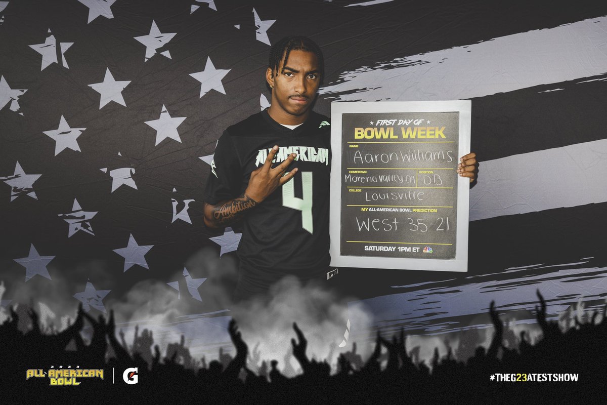 Score Predictions Are Rolling In 📺 

#theG23ATESTshow 🎶 

#AllAmericanBowl 🇺🇸
