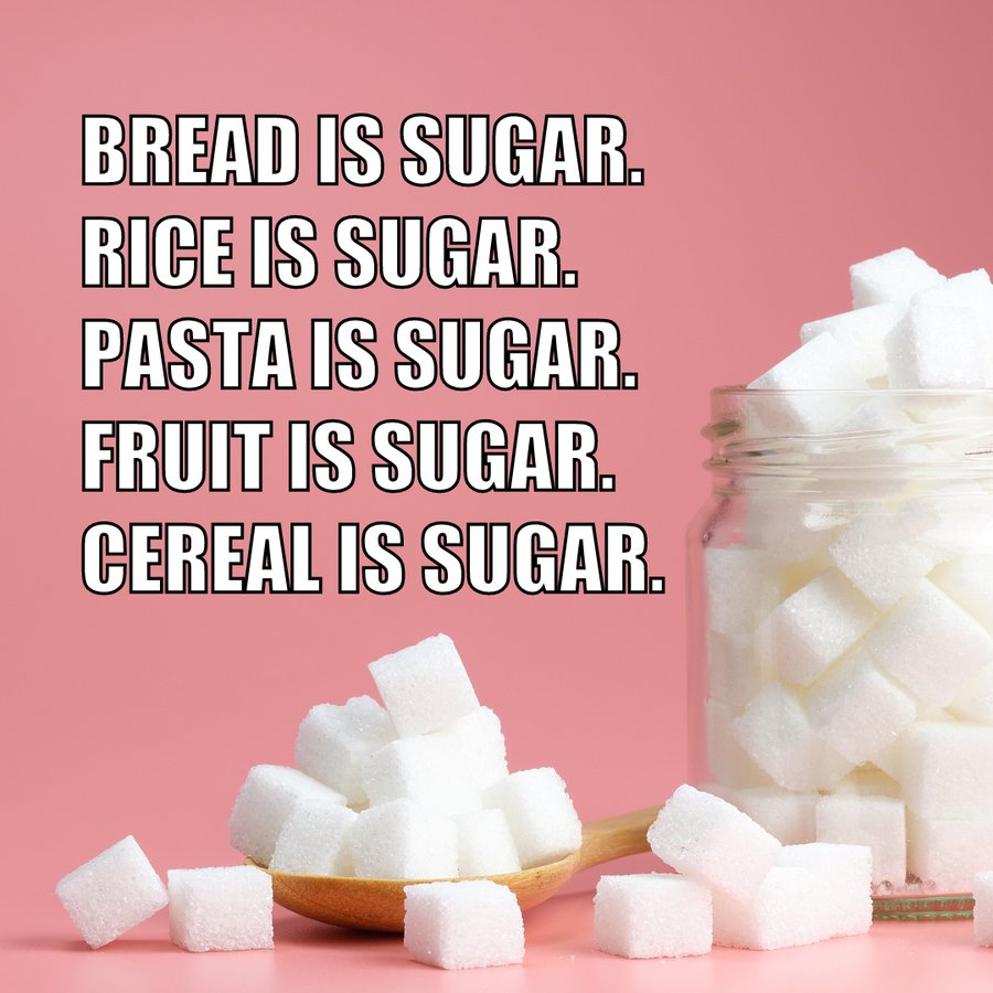 robertlufkinmd's tweet image. Sugar is everywhere.

Sugar is dangerous to our health.

It drives insulin resistance/inflammation 
which is at the root of all major chronic diseases.

h/t @IAmSugarFreeMan