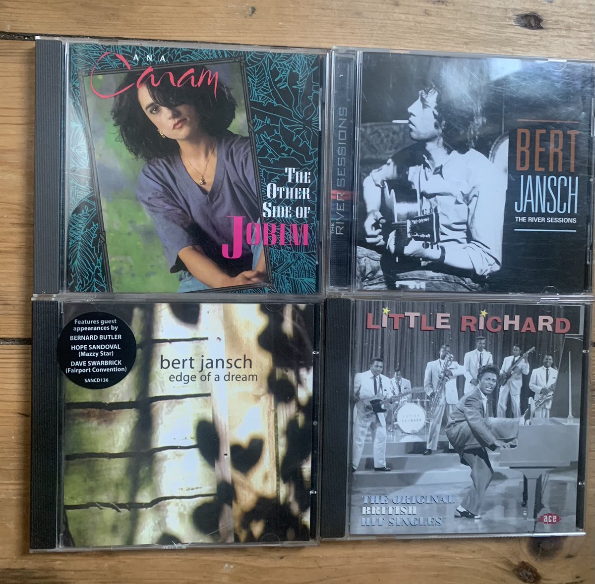 Today’s charity shop picks. Bert Jansch River Sessions is standing out. LA Turnaround-heavy solo set