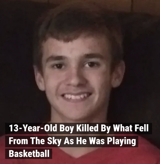 Georgie_hc's tweet photo. Noah Inman was playing basketball with friends outside when he suddenly collapsed. Witnesses promptly dialed 911 and thought he had just had a seizure. But soon after they realized what had fallen out of the sky and killed him in the process. How do you feel about this tragedy? https://t.co/tQE2IQSDQt