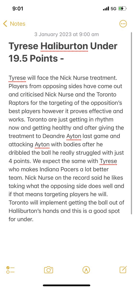 BACK_UNDER_NBA's tweet photo. 2.5 Units - Tyrese Haliburton Under 19.5 Points. #GamblingTwitter #haliburton #Pacers #toronto #Raptors #siakim #PrizePicks #prizepicksnba #DFS #fanduel #PlayerProps #nba https://t.co/i2i6EM0BEE