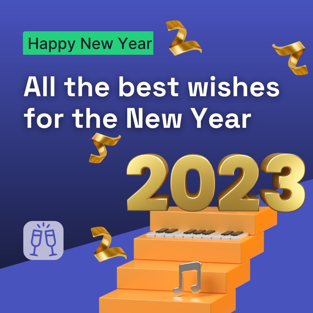 Wishing everyone a HAPPY new year from Stagent! 🎉 We hope to connect with you in 2023 and help you reach new heights in your music career. 🎧 Here's to your professional success. 🥂 

#musicindustry #bookingsoftware #artists #agencies #talentedmusician #promisingplatform