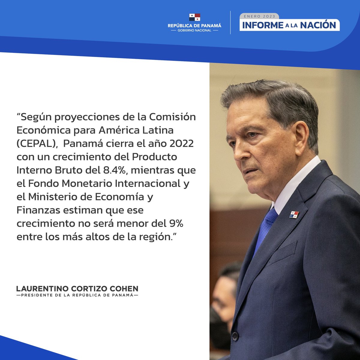 Nuestro gobierno ha confiado siempre en el potencial productivo de nuestro país y en la capacidad de los panameños. ¡Hoy vemos con optimismo indicadores concretos de recuperación económica! #PanamáSigueCreciendo 🇵🇦