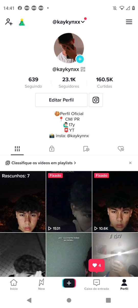 Tô vendendo minha conta do Tik Tok, caso haja algum interesse me chama na DM