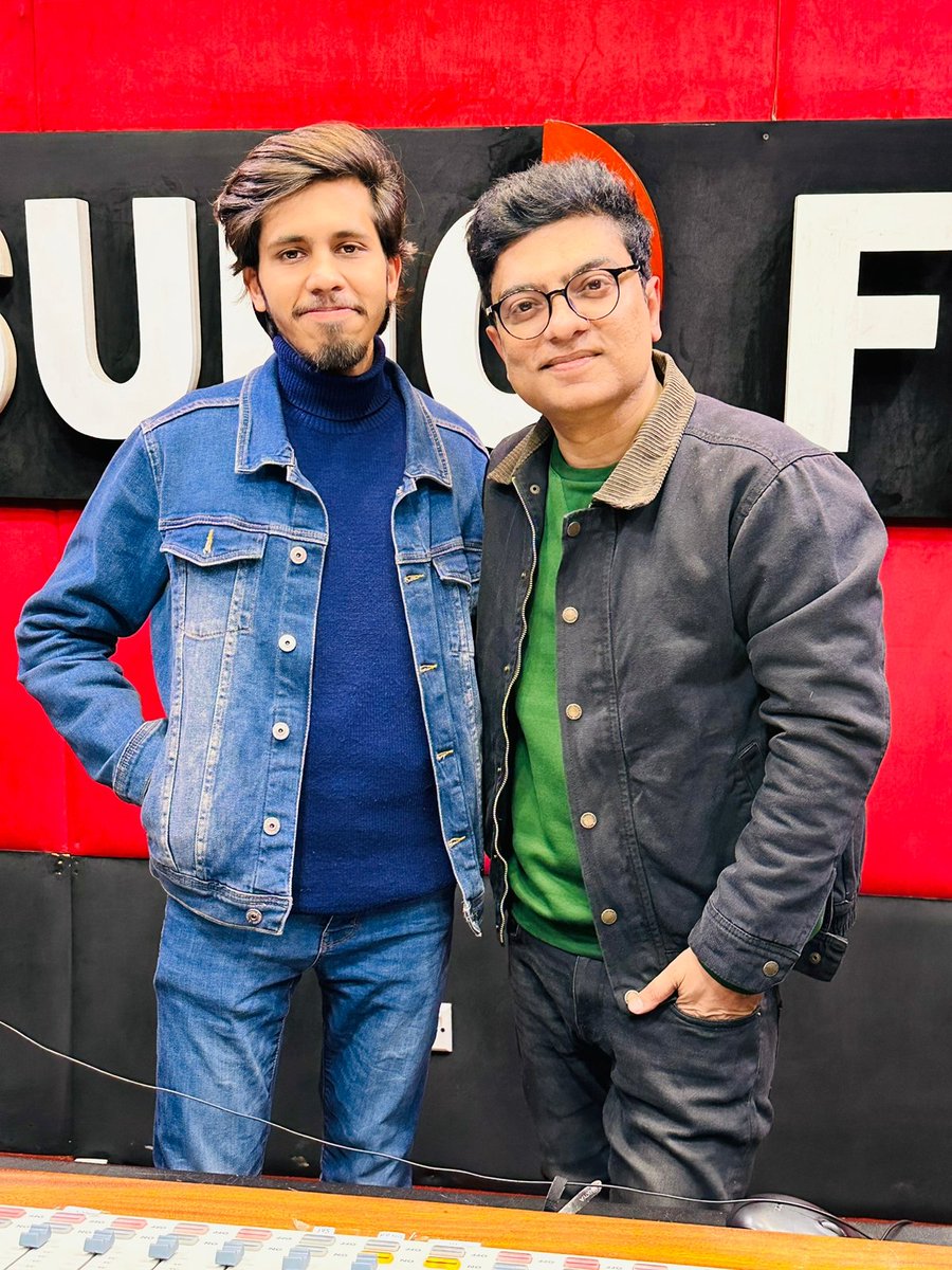 With <a href="/drejazwaris/">Ejaz Waris</a> at <a href="/SUNOFM894/">SUNO FM RADIO</a>  
Such a wonderful person ❤️😍
