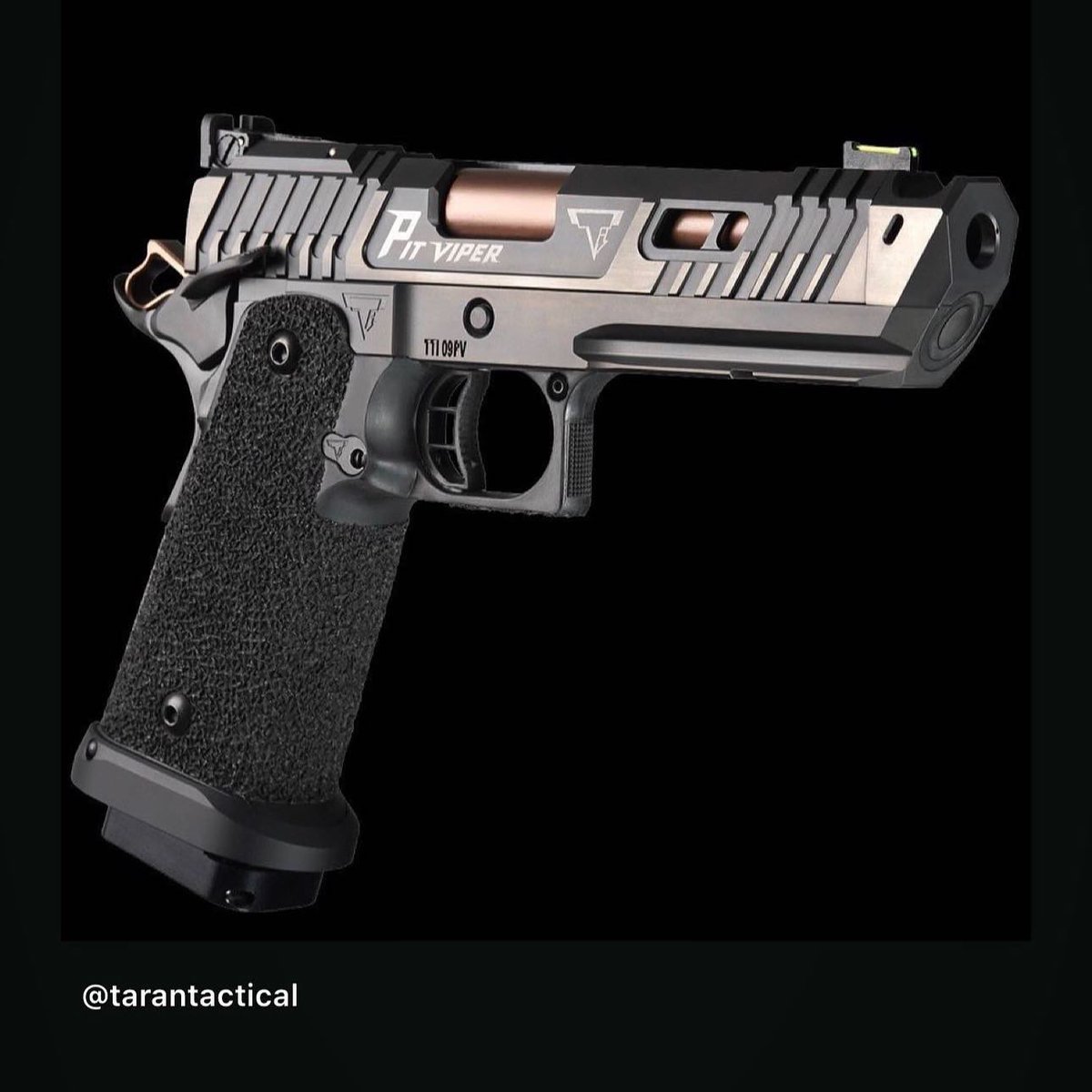 mintguns_us's tweet photo. TTI JW4 Pit Viper - was created specifically for John Wick 4 movie. Very soon we will give you the opportunity to buy the NFT on this gun. Stay tuned. https://t.co/kDh3rB4j6x