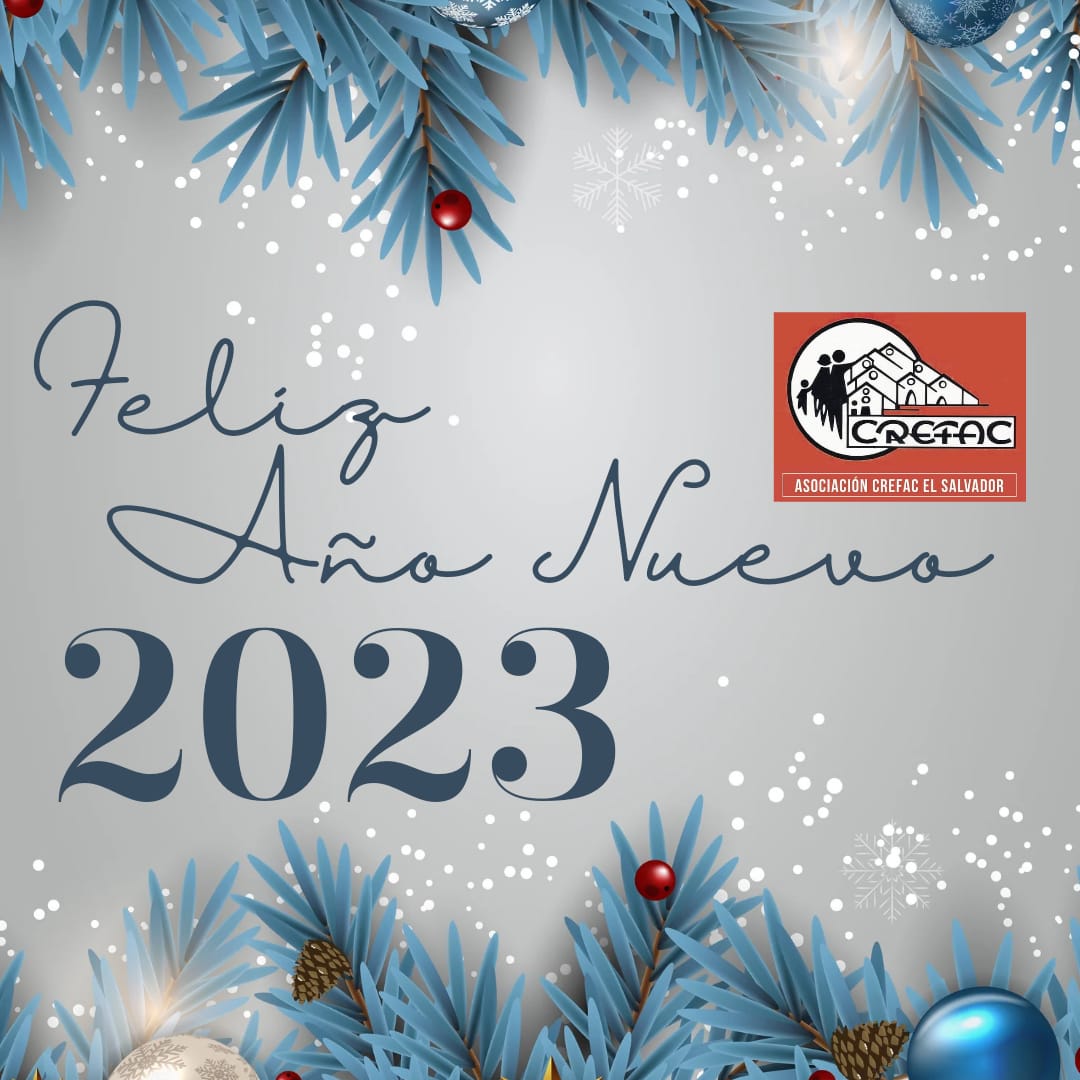 ACrefac's tweet photo. ¡Feliz Año Nuevo 2023!

El Salvador debe seguir construyendo dia a dia. Con esperanza y valor.

#SomosCREFAC. 😎🎆🇸🇻📄 https://t.co/beN64KwoDs
