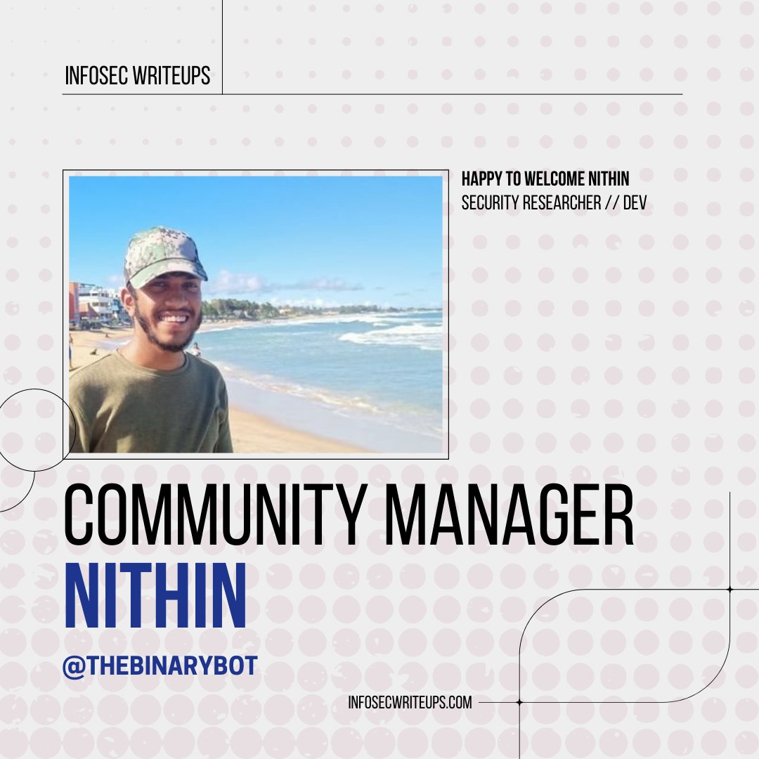 InfoSecComm's tweet photo. Before we even realized, the IW community got so big, that we ran short of hands🙈
And now, 🥳woow woot🥳
Super happy to welcome @thebinarybot as our Community Manager😍
The #infosec community can expect awesomeness on @InfoSecComm Twitter, LinkedIn, & #IWWeekly newsletter! https://t.co/XsKhWyqYcr