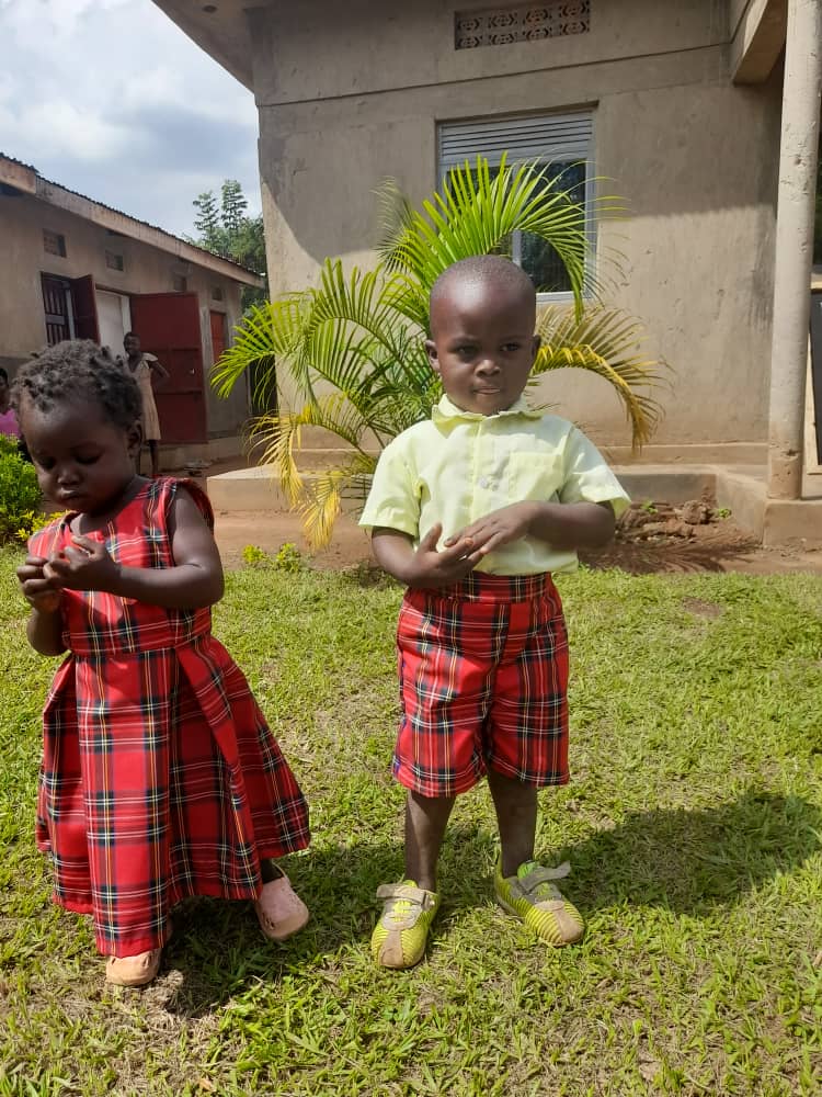 Mr. Mingwa Joshua and Ms. Obbo Grace  directors of  Raah Christian School. We thank you for starting  this school that offers quality education to OVCs in our community.