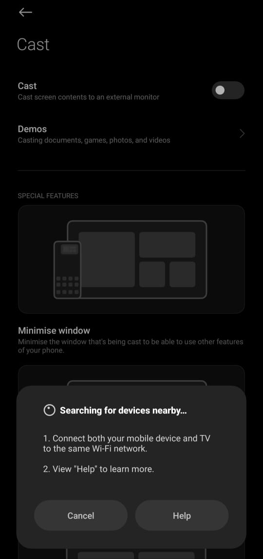 Santosh32134567's tweet image. Experiencing 🗂️ 🎮 🖼️ 🎵🎦 in a big screen through a smartphone⁉️seriously sounds like 🤯 but possible with RedmiNoteSeries Smartphone (running MIUI 11 with Android 10+) with in-built &quot;Cast&quot; features 😍
Day 29
#30DaysOfNote
#XiaomiInsider 
#MiFanIndia