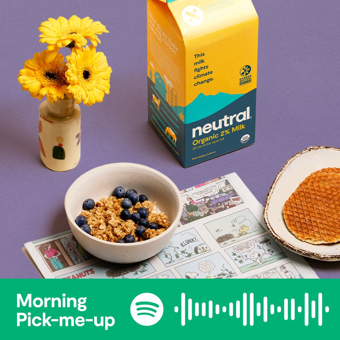 Need a little morning energy boost on this first Monday of the new year?! Rise and shine in 2023 with our Morning Pick-Me-Up Playlist. 🎵☀️🥛 Scan the Spotify code to play. 

#playlist #newyear #spotify #eatneutral