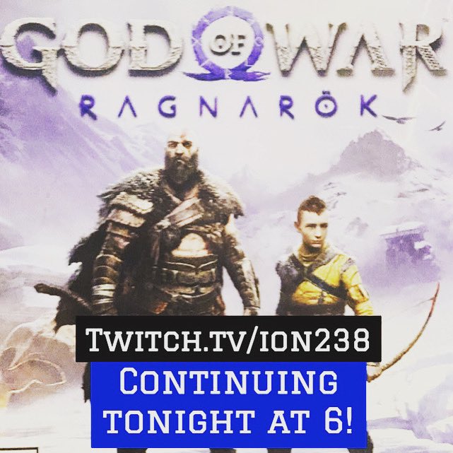 Ion238's tweet photo. Daddy #kratos is back tonight! Come watch more #godofwarragnarok on https://t.co/4OZyghJgv3 tonight at 6! #godofwar #godofwarps5 #gaming #norsemythology #odin #thor #streaming #twitch #twitchaffiliate https://t.co/SVoHuhTq1k