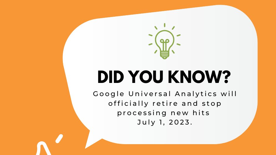 thinkagency's tweet photo. 🚨 DID YOU KNOW? 

#GoogleAnalytics4 is replacing #UniversalAnalytics, with the latter being discontinued on July 1, 2023. 

What are your plans to switch? #Google @googleanalytics https://t.co/ObBBH3l1KI
