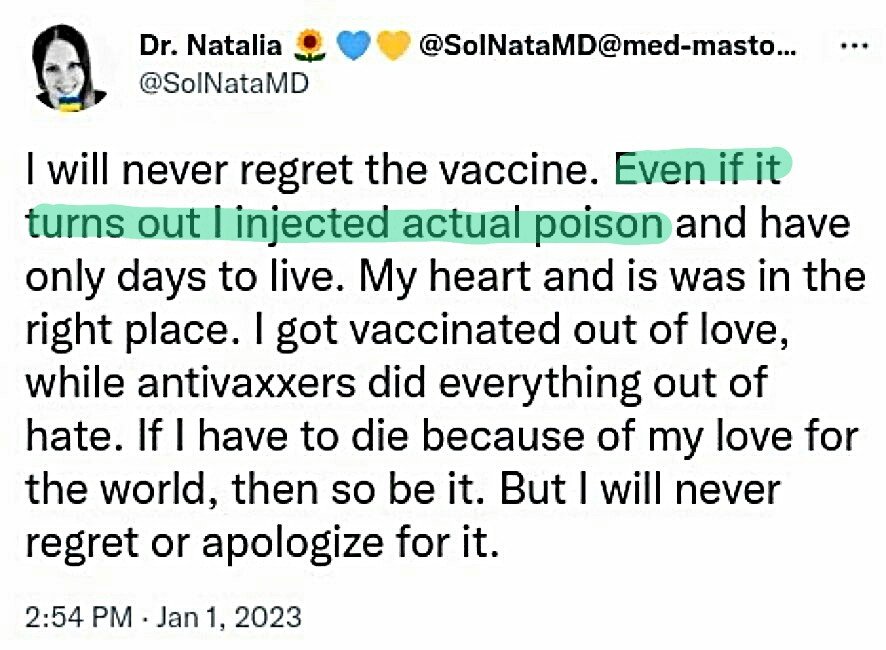 Natural Immunity FTW tweet media