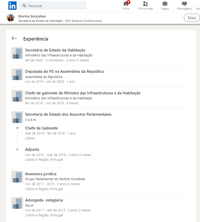 É um currículo fascinante.