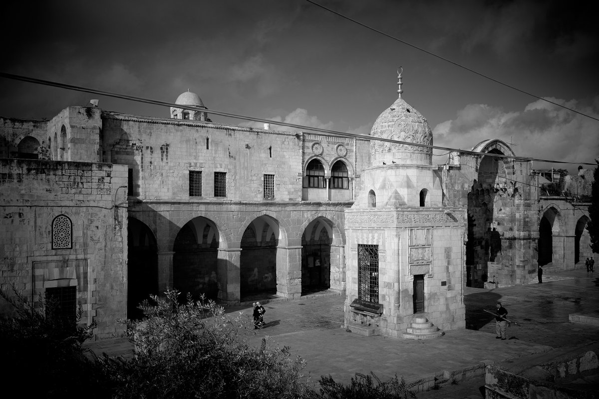 Environs of Temple Mount, Jerusalem. #Jerusalem #templemount #westernwall #domeoftherock #Leica #leicaq2 #monochrome #travel #Israel #blackandwhitephotography #photography #travel #travelphotography