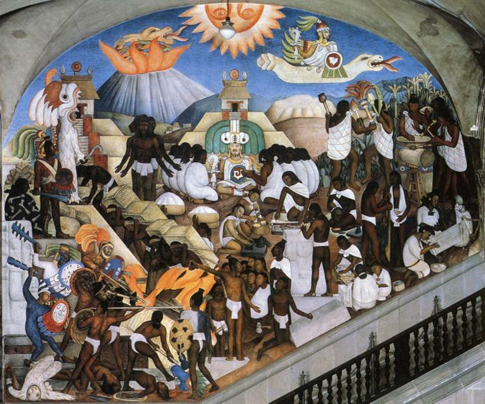 artistrivera's tweet photo. The Ancient Indian World, 1935 #rivera #diegorivera https://t.co/1c3H0xlqUl https://t.co/22OvBedXPu
