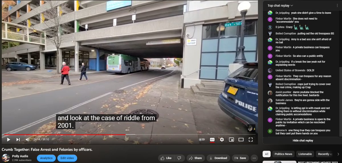 qi7p1rc's tweet image. Where person has been directed by nonjudicial order to leave public premises, person may raise statutory or constitutional right to remain as defense to charge that person remained unlawfully on premises. State v. Riddell, 172 Or App 675, 21 P3d 128 (2001), Sup Ct review denied