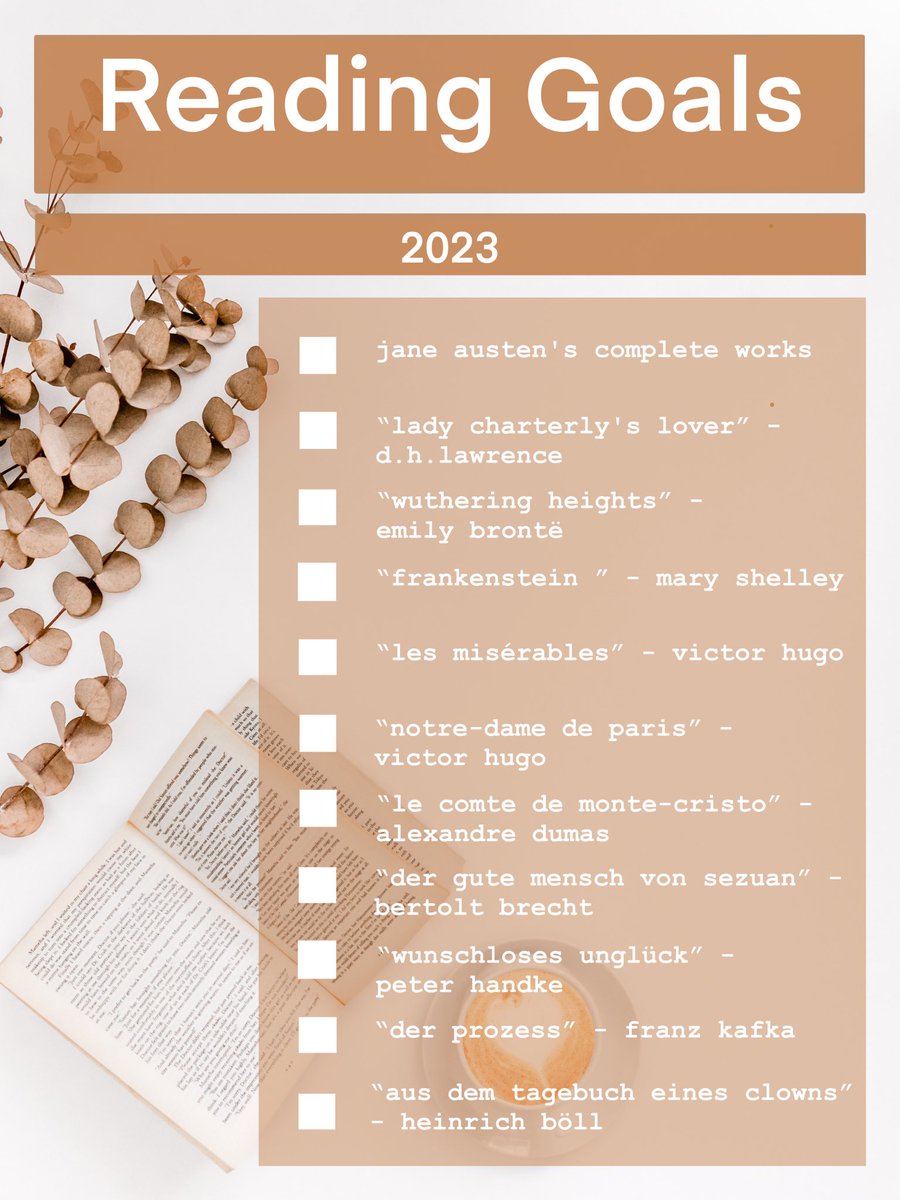 FrauKovacic's tweet photo. #ReadingGoals2023
I must admit Iโm not really a reader. In fact I hate it. But now and then I watch a movie or read a review and I am like โdamn I need to read thatโ So this year I give it a try becoming a reader. Maybe twittering about it peer pressures me into it #watchmefail https://t.co/sgXtaWrGHy