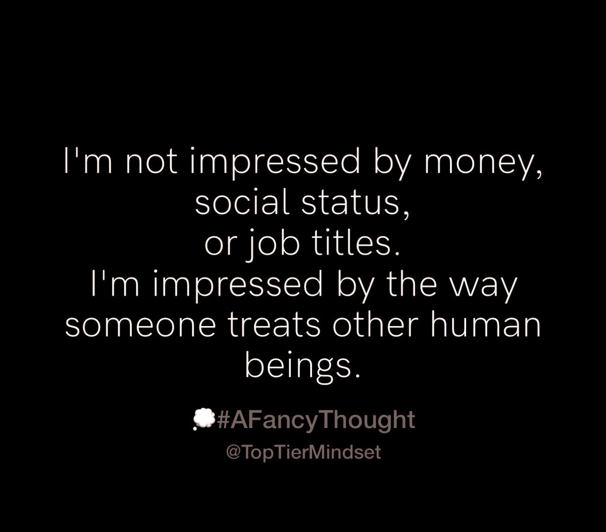 TopTierMindset's tweet photo. Because caring people are so rare nowadays 😏 #toptiermindset #OhSoFancy 💕 https://t.co/3tRvAnpeHr