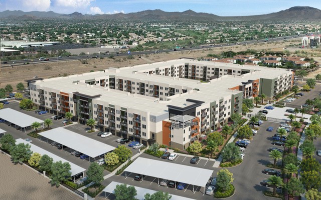Northmarq's tweet image. Northmarq’s debt and equity team of Brandon Harrington and Tyler Woodard secured $85.31 million in #constructionfinancing for the #development of The ONE @ Mountain Vista in #Mesa, Arizona.

#CRE Read more: northmarq.com/transactions/t…