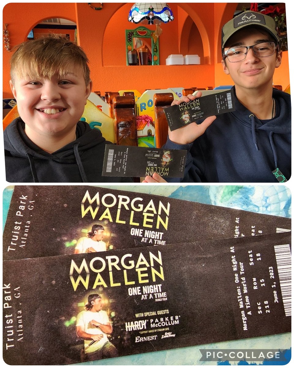 KellyJohnson092's tweet photo. I know two guys that live in a little town outside of Knoxville who are excited about their birthday gifts! Can't wait to see @MorganWallen at @TruistPark
#OneNightAtATimeTour https://t.co/RK8R3Pp1al