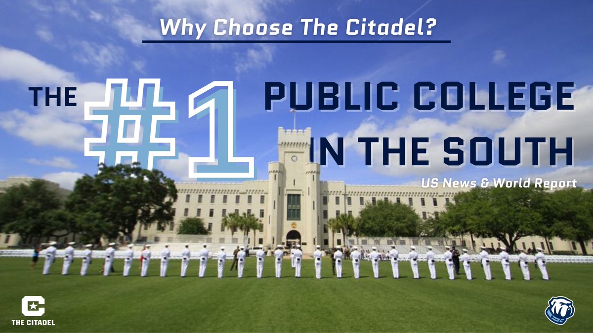 CFABulldogs's tweet photo. We have plenty of reasons why you should choose The Citadel, but here's #1: https://t.co/lIYAJQtUbc