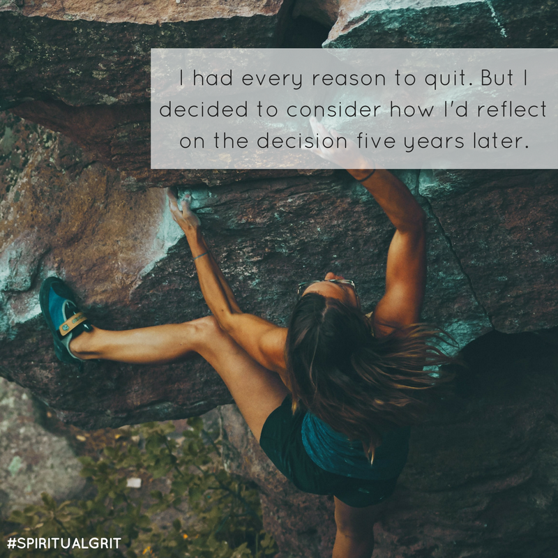 youthministry's tweet photo. Is there a goal you set for yourself? A commitment you made to someone? If you're about to quit a commitment, ask how you'd feel about it in five years. Then ask Jesus to give you the strength to keep going.  #SpiritualGrit 

https://t.co/ElG2zlu0eU https://t.co/lMRmdJ5C03