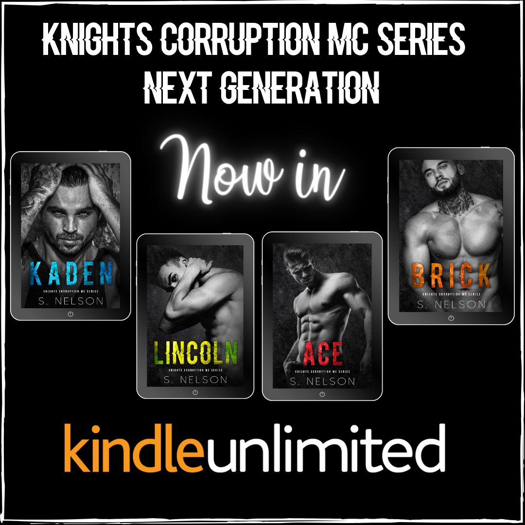 authorsnelson1's tweet photo. Check out the alpha males from Knights Corruption MC Series-Next Generation 😉

#Kaden #Lincoln #Ace #Brick

Only on Amazon AND #free with Kindle unlimited!
https://t.co/BSeUEL8z1q https://t.co/SD3VgwicKc