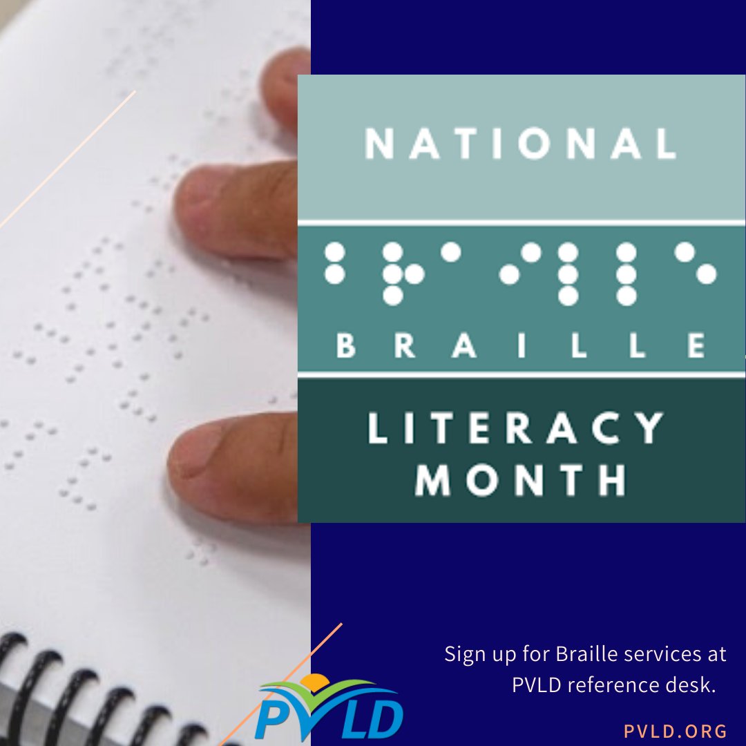 Palos Verdes Library on Twitter "January is National Braille Literacy