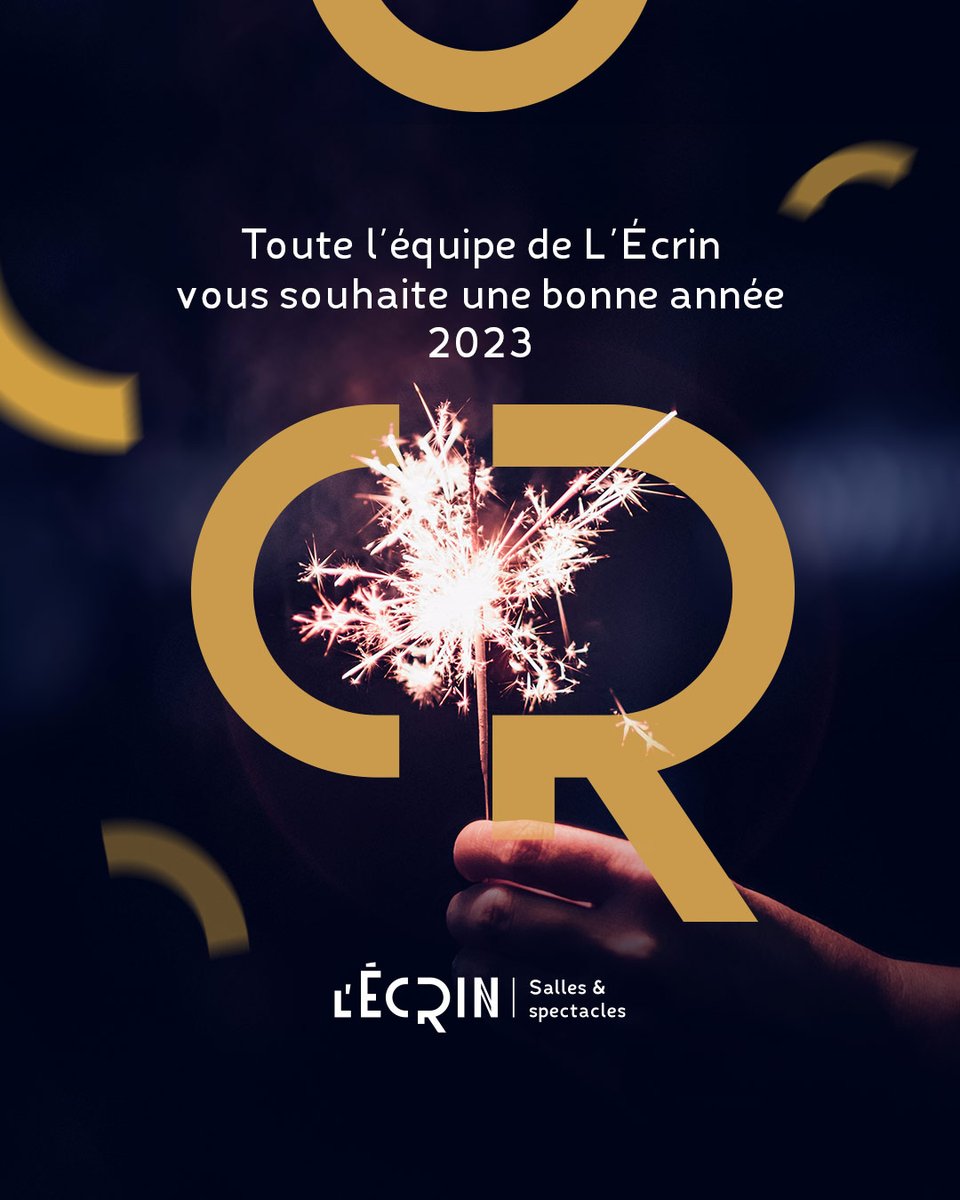 Que cette nouvelle année soit encore davantage dédiée aux rires, aux frissons, et à l'émotion des spectacles ❤️