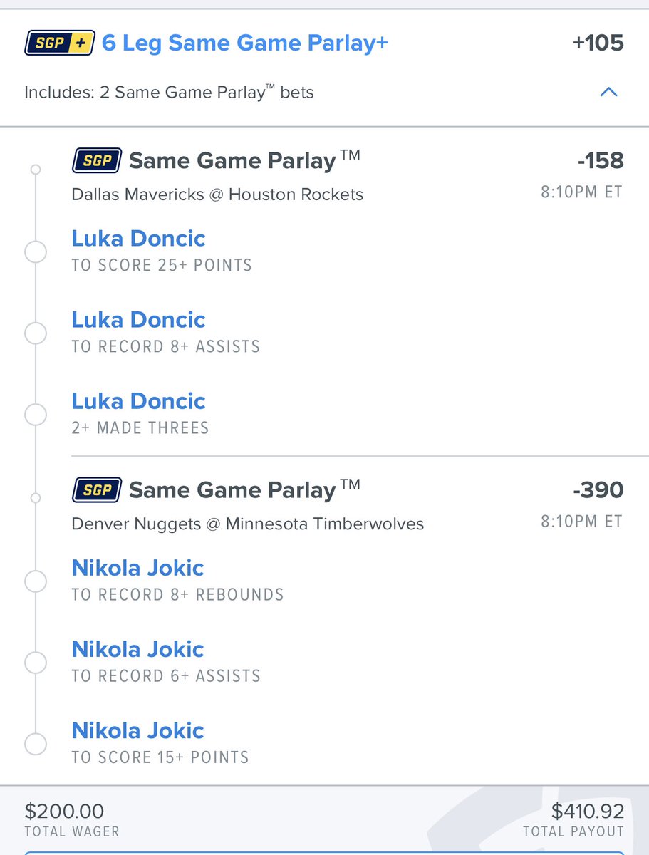 ParlayKingJR's tweet image. #10kChallenge / #100kChallenge Day 2

#Roadto10k #Roadto100k 
#GamblingTwitter #NBATwitter