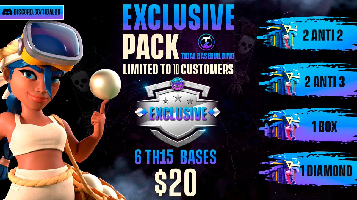 Tidal_BB's tweet photo. PACK BLOWOUT

*Toxic Pack*
Was 25$, it's now 10$ for the last sale

*Black Friday Pack*
Was 10$, it's now 5$ for the last few sales

*Aadarsh Legends Pack*
Was 16$, it's now 12$

We also have a few slots left on the  *Tidal exclusive pack*
https://t.co/e0HUFC5HFJ

Happy new year https://t.co/w0UYJIw3l9