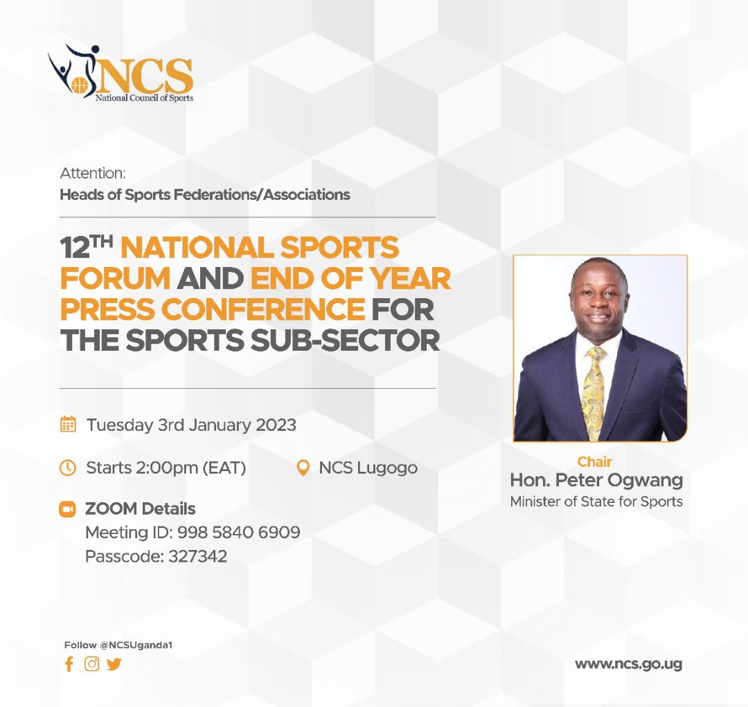 National Council of Sports -Uganda tweet media