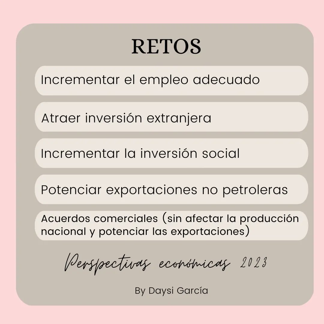 dkgarcia's tweet photo. Para evitar una desaceleración del crecimiento se necesita que el estado refuerce los marcos macroeconómicos, reduzca las vulnerabilidades financieras y mejore los sistemas de protección social. Revisa cual es el contexto económico para el 2023 y sus principales retos. https://t.co/m1KN9EkehU