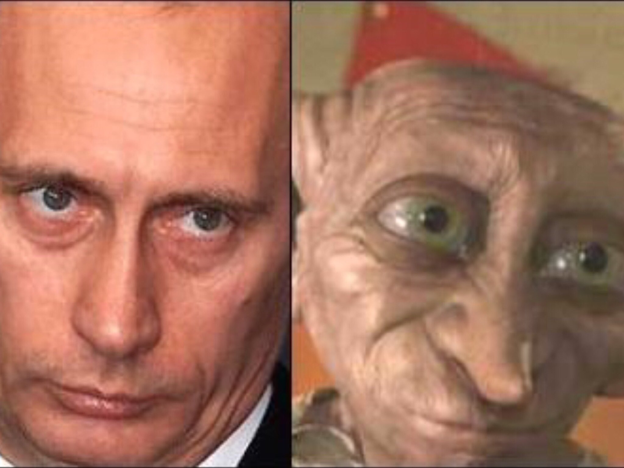 Добби и Кикимер Путин и Лукашенко