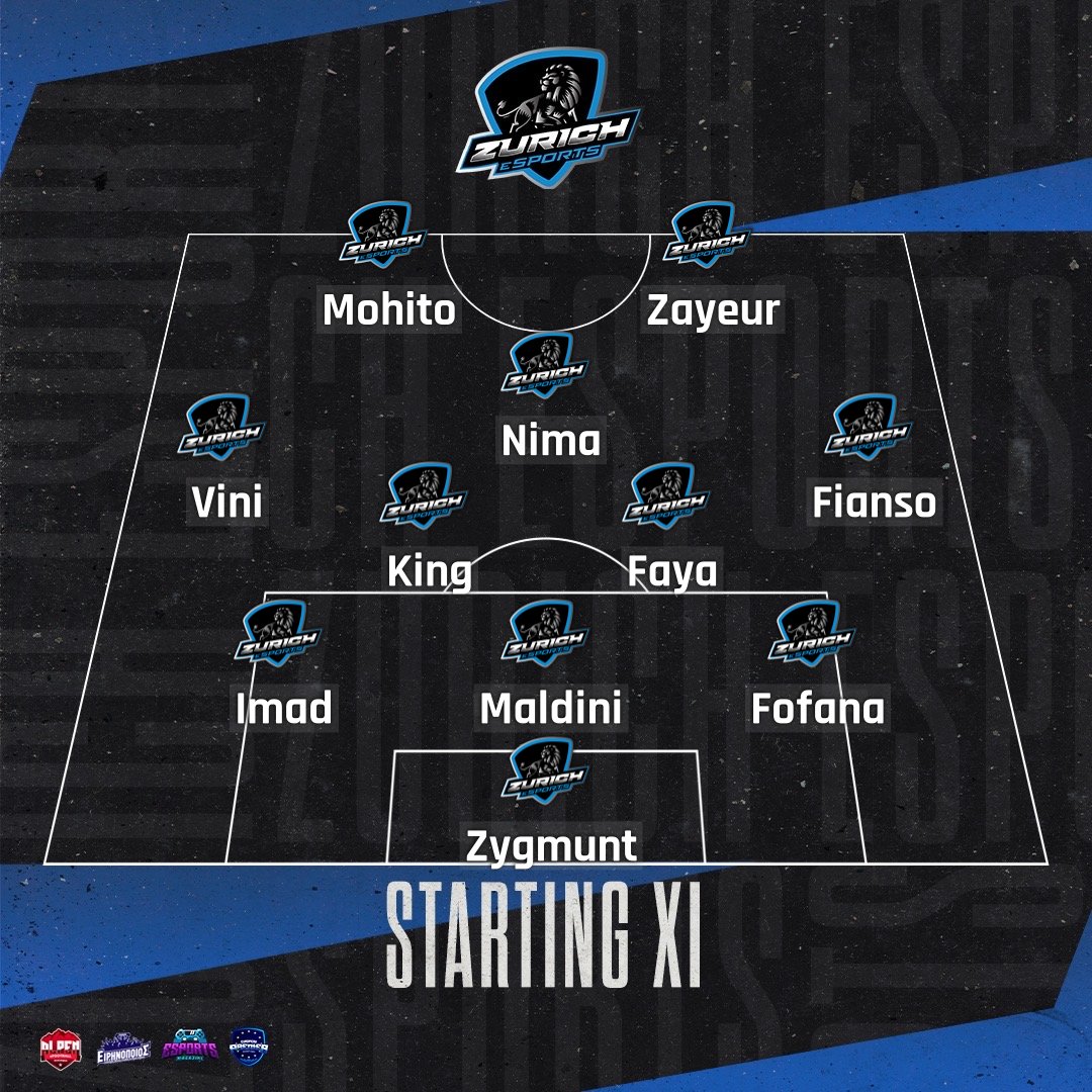 STARTING XI 🦁 

Last week of training before the start of the competition for our lions.

The group is trusting following the squad that is being built up.