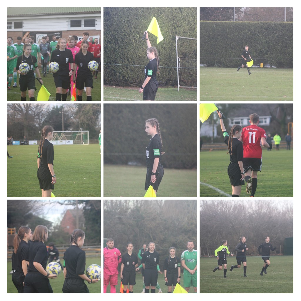 Karkyk's tweet photo. Another first for Ella today, being part of the 1st all female team to take charge of a @SILHQ @SuffolkFA fixture. #girlsthatref #grassrootsfootball https://t.co/dIDy7ektNP