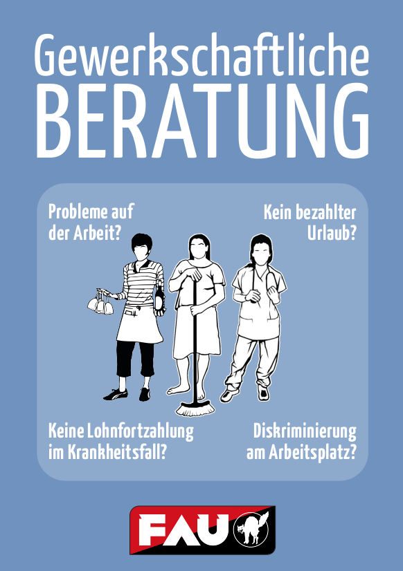 Am Dienstag laden wir ein zur ersten Gewerkschaftssprechstunde des Jahres. Kommt gern spontan vorbei oder meldet euch mit eurem Anliegen an!
03.01., 19:00 Uhr im Kiezladen in der Niklotstraße