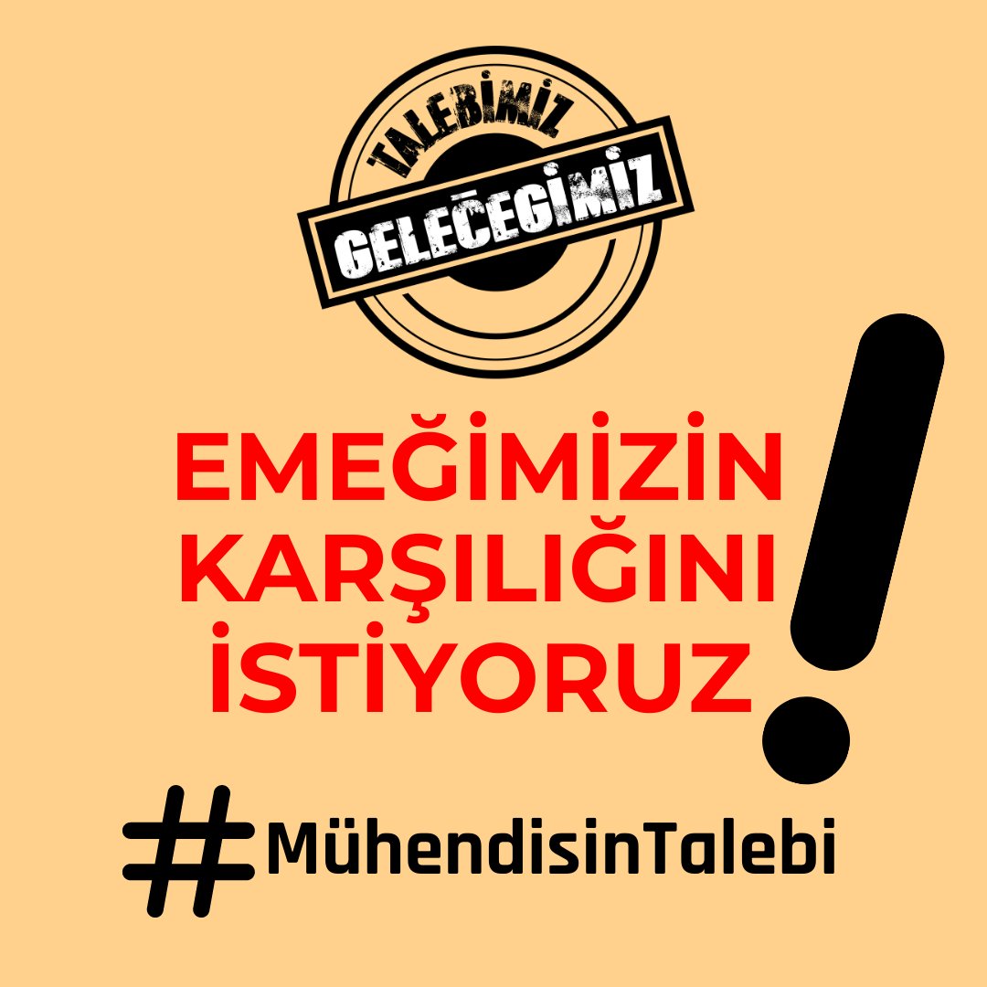 📣Tüm meslektaşlarımızı ve kamuoyunu sesimize ses olmaya, haklı taleplerimizi birlikte yükseltmeye çağırıyoruz.
#MühendisinTalebi EMEĞİMİZİN KARŞLIĞINI İSTİYORUZ!
<a href="/imomerkez/">İnşaat Müh.Odası</a>
