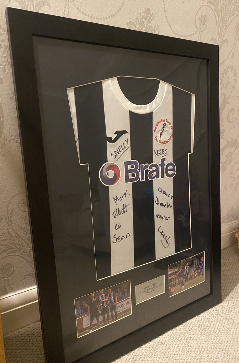 LiamScopes's tweet photo. Thanks @Woodbridgetown for the shirt   much appreciated……… (and the 3 points) 😉 #badegg https://t.co/j8WfqfBrUm