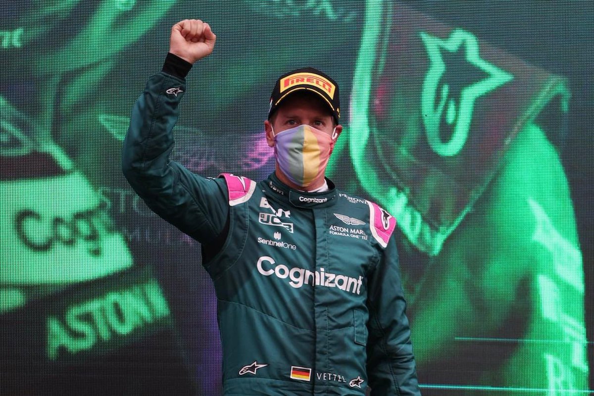 First and Last F1 podium ✊🏻🏳️‍🌈🥰 

#Vettel #MonzaGP #HungarianGP