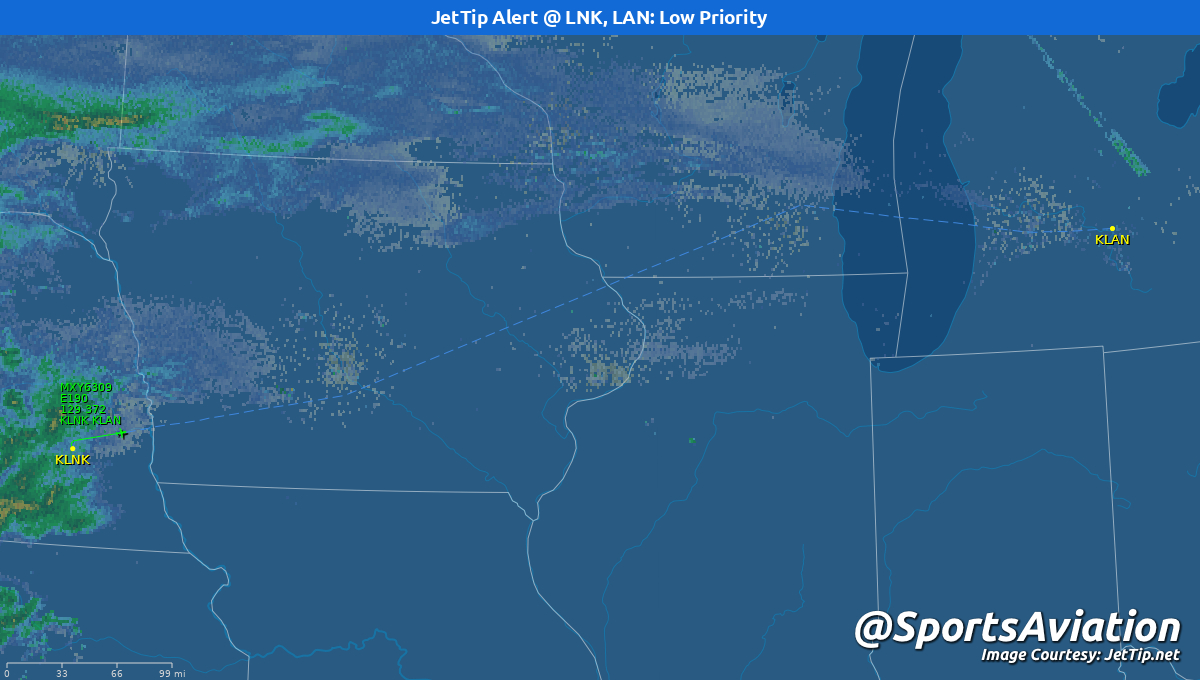 SportsAviation's tweet photo. 🏀 Nebraska Cornhuskers (@HuskerHoops) #Huskers
🆚 Michigan State Spartans #Sparty #GoGreen #NEBvsMSU
✈️ N120BZ | MXY6309 | E190
🛫 LNK - 12:16 pm CT
🛬 LAN - 2:28 pm ET
📡 Tracking: https://t.co/8AHyIiT2MD https://t.co/8H01FjpqAt