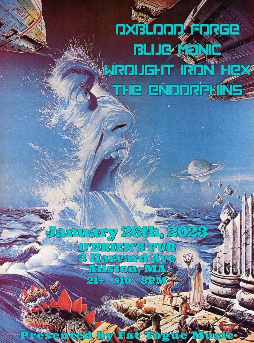 First shows of 2023 🎊 

1/16/23 ~ Charlie's Kitchen w / Sly Fang + We Are Space Horses
1/26/23 ~ O'Brien's Pub w / Wrought Iron Hex + Oxblood Forge + Blue Manic