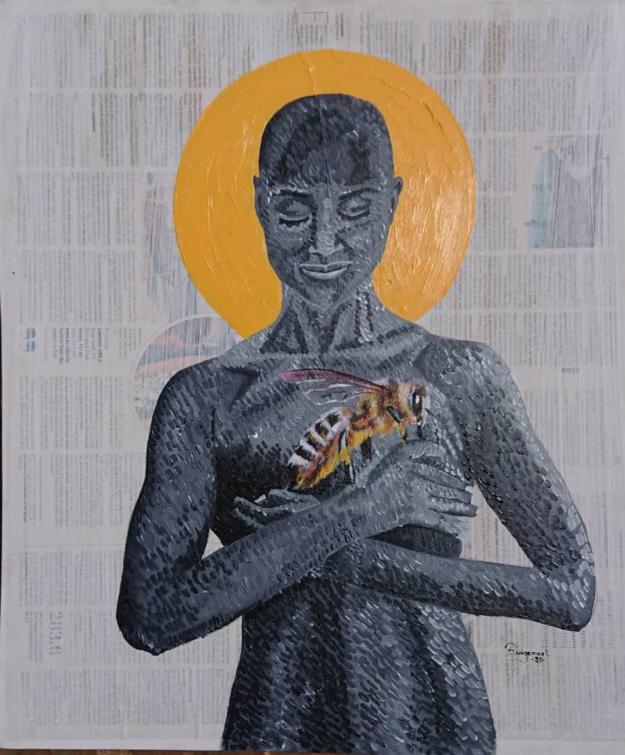 rwigemart's tweet photo. I am glad that my artwork bought by @MMuddassarAhmed ... Thanks for your support 😍 #rwigemart #africanart #artist #supportartist #art https://t.co/kiTXSoI8Q0